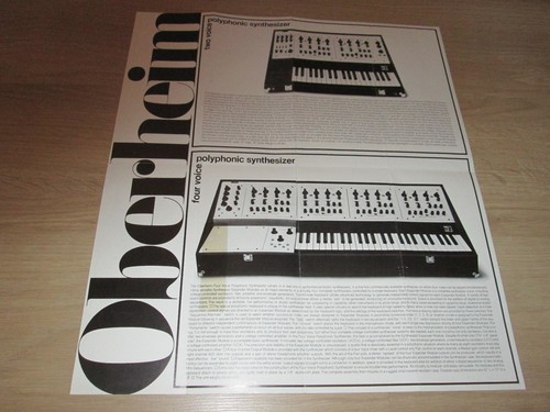 Oberheim vintage synthesizer - oberheim,