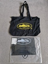 Corteiz Black Yellow Tote Bag