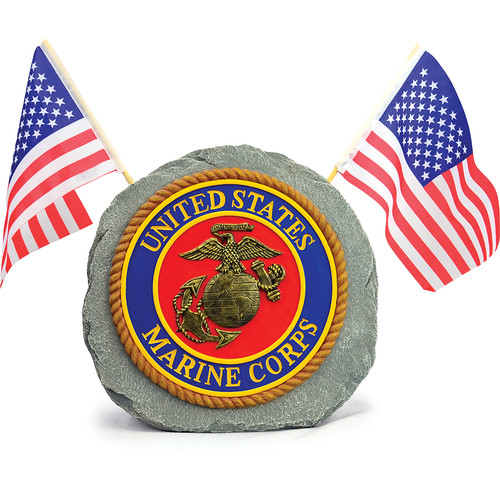 Marines garden stone with - garden,