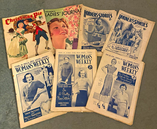 Vintage 1930s magazines - 1930s, x7