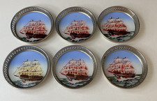 6 x  Vintage Chrome Metal &
