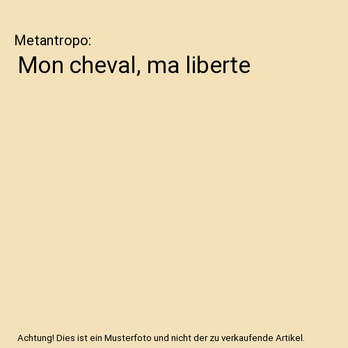 Mon cheval liberte - ma,