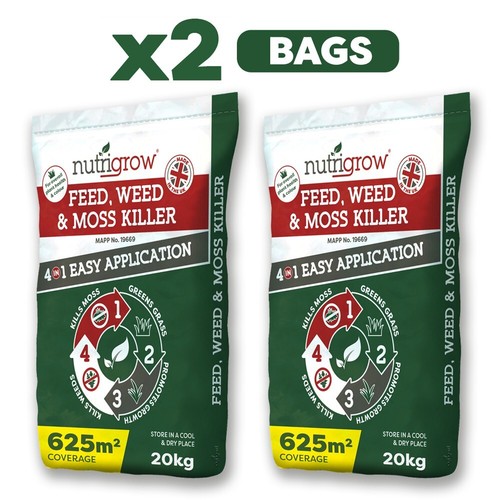 Nutrigrow weed feed moss - feed, &