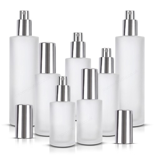 Frosted glass spray bottle - glass,