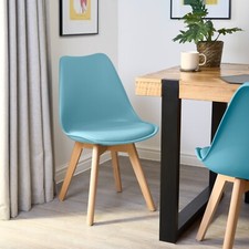 Dining Chair Tulip Wooden Legs