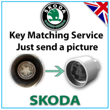 for SKODA Security Master Locking Lock Wheel Nut Key Bolt UK Matching Fast P & P