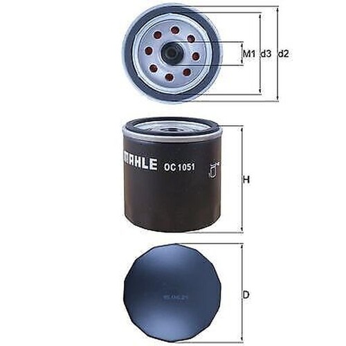 Knecht 1051 oil filter - oil,