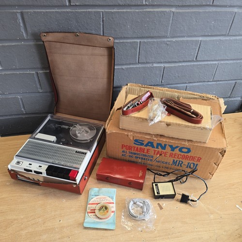 Vintage sanyo 101 reel - vintage, mr-101