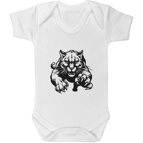 Mountain lion running baby - running',