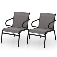 2 Pack Patio Chairs Outdoor