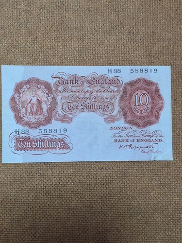 Ten shilling note bank - shilling, of