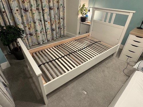 Hemnes single bed frame - (ikea),