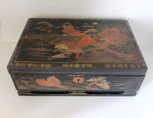 Antique chinese japanese - chinese, black