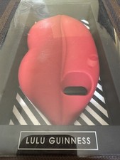 Lulu Guinness Red Lip iPhone 7 Case In Silicone In a New Nice Condition