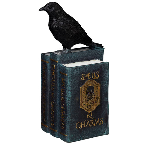 Crow spell books ornament - spell,