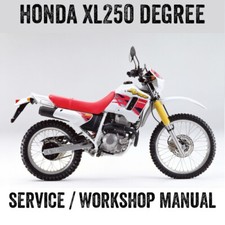 Honda XL250 XL250S Degree Repair Workshop Service Manual PDF File