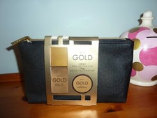 Next Gold 3 Piece Gift Set 30ml EDT 10g Solid Fragrance & Cosmetic Bag BNS 