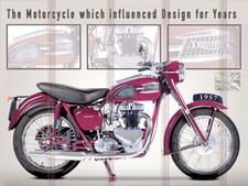 Triumph Motorcycle Theme Retro