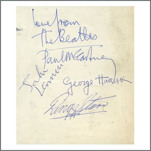The beatles autographs - the,