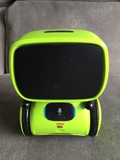 AT-ROBOT INTERACTIVE TOY RECORD VOICE MOVES SOUNDS ECT GREEN