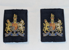 Royal Air Force  Warrant Officer  Blue RANK SLIDE set of 2 slides