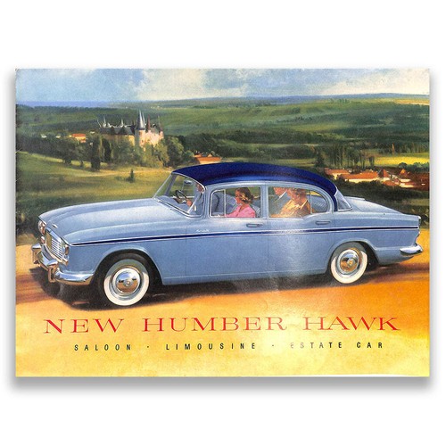 Humber hawk foldout - hawk, car