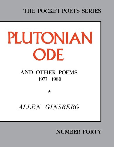 Plutonium ode and other - plutonium, poems