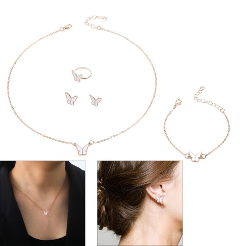 Butterfly charm necklace - charm,