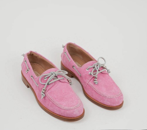 Labucq nelson pink - suede, boat