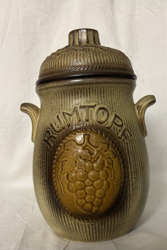 Vintage rumtopf ceramic jar - vintage,