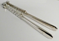 Large Antique Pair of Silver Plated Nut or Lobster Crackers William Hutton 1860