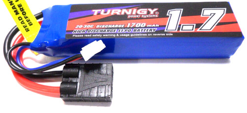 Turnigy 1700mah 4v 30c - 1700mah, 7.4v