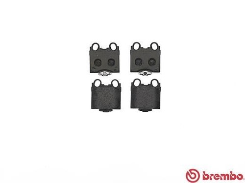Rear brake pad set - pad, fits
