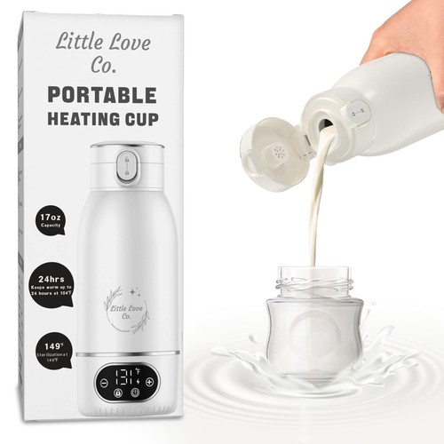Portable baby bottle - bottle, warmer
