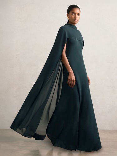 Reiss womens blue line maxi - line,