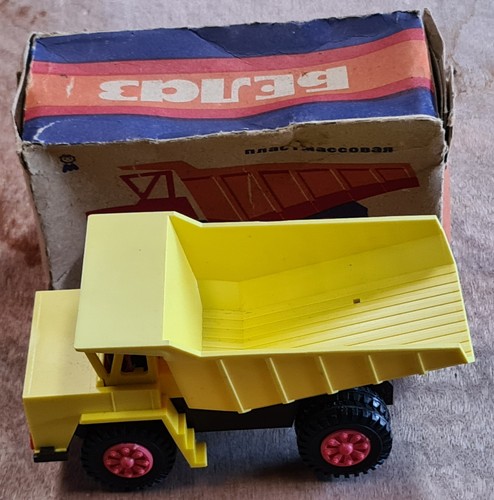 Vintage soviet plastic belaz - soviet,