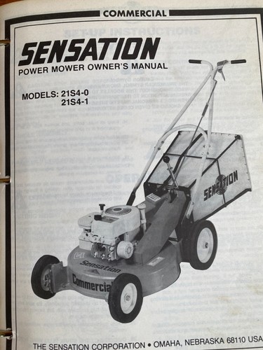Vintage sensation lawn mower - sensation,