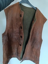 Ww11 leather jerkin - leather, genuine