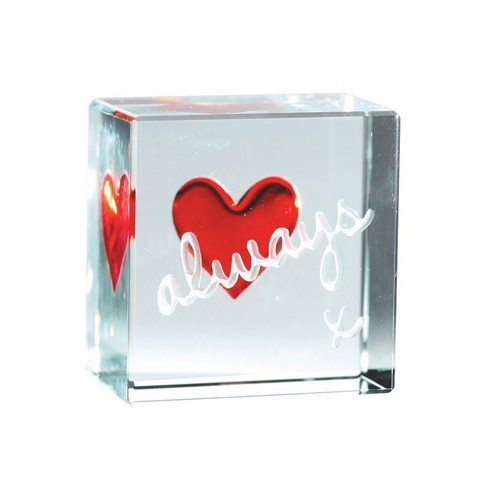 Spaceform glass text token - glass,