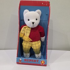 Rupert the Bear Soft Toy Bear New Retired Hard To Find Golden Bear 