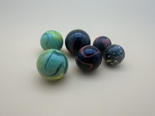 Vintage glass marbles - vintage,