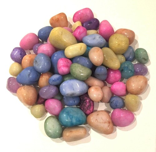 Dyed tumblestone mix - tumblestone, (10-30mm)