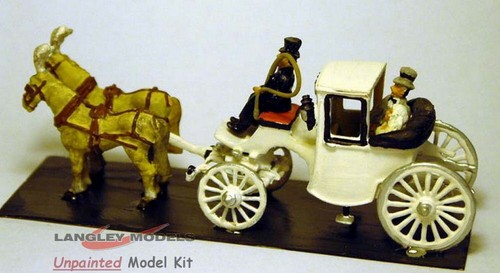 Horse drawn landaulette - horse,