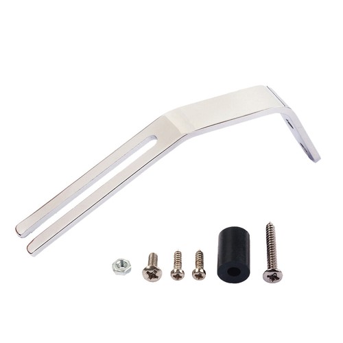 Chrome scratch plate - chrome, support