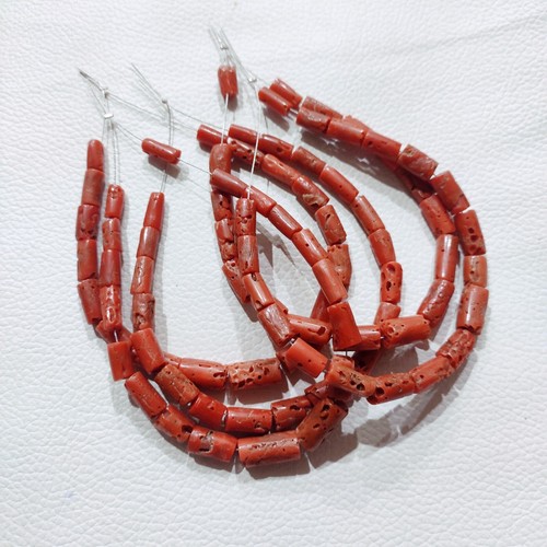 Vintage italy red coral - italy, beads