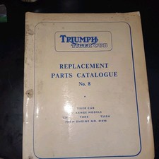 Vintage Triumph Parts Book