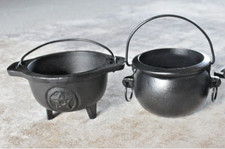 Cast iron cauldron open top - open,
