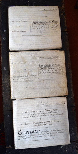 Vellum indentures - x,