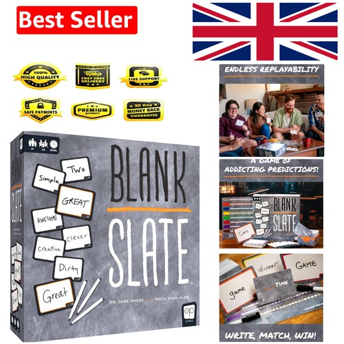 Blank slate fun party game - blank,
