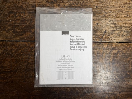 Rotel rmb 1075 five - rotel, rmb-1075